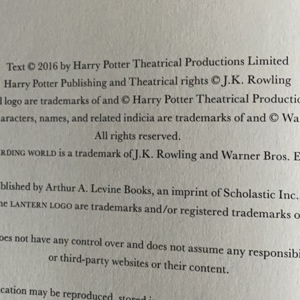 Harry Potter and the Cursed Child - Picture 2 of 8